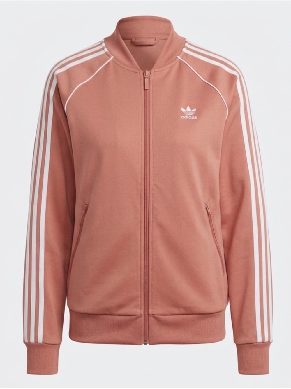 adidas Originals Superstar SST Track Jacket Dusty Pink Blush White Medium